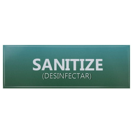 Sink Signs - 12-Pack Sink Sticker Labels, Wash Rinse Sanitize Labels for 3 Compartment Sink ...