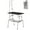 Black, variant on PawHut Dog Grooming Table with 8-39 Inch Height Adjustable Grooming Arm