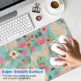 thumbnail image 4 of Long Mouse Pads for Desk,Golden Retriever Dog and Flowers Desk Mats on Top Of Desks, Desk Mouse Pad Extra Large with 3mm Non-Slip Base and Stitched Edge for Gaming,Office,Work,Home 31.5"x11.8", 4 of 6