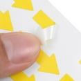thumbnail image 4 of Small Arrow Sticker Label 1.2x0.4", 600 Pcs Adhesive Color Coding Sign Decal, Yellow, 4 of 5