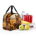 thumbnail image 4 of KLL Pastoral Sunflower Corgi Print Insulated Lunch Bag Women, Reusable Cute Tote Lunch Box for Adult & Men, Leakproof Cooler Lunch Bags for Work Office Travel Picnic, 4 of 5