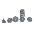 thumbnail image 3 of Juego de dados poliédricos de 7 piezas, dados de juego de rol de Metal con caja de almacenamiento para juegos de mesa, enseñanza de matemáticas, 3 of 9