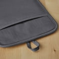 thumbnail image 4 of KitchenAid Ribbed Soft Silicone Pot Holder 2-Pack Set, Charcoal Grey, 7"x9", 4 of 6