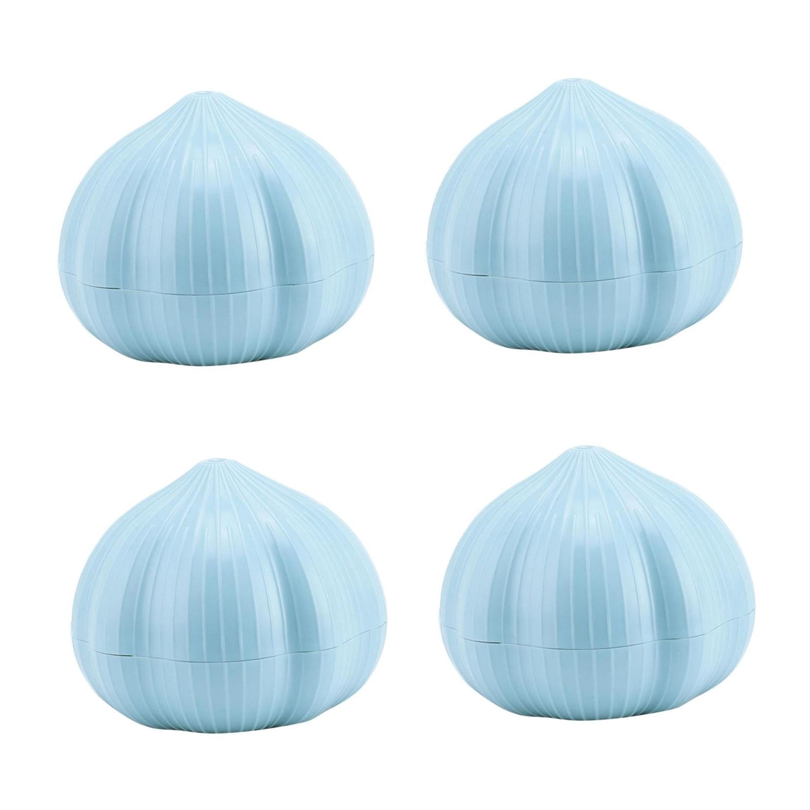 FRCOLOR Raindrops 4pcs Kitchen Garlic Press Mincer Tool Crusher Squeezer for Home Camping