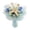 C, variant on Crochet Flower Bouquet, Handmade Knitted Flowers with String Lights, Artificial Arrangement Never Decor, Floral For Home Wil