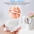 thumbnail image 4 of TIHYWR Retainer Case with Mirror and Ventilation, Blue Marble, 4 of 7