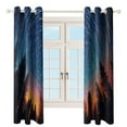 thumbnail image 3 of Galaxy Star Outer Space Modern Window for Living Room Curtains for Child Bedroom Kitchen Decor Blinds Drapes, 3 of 7
