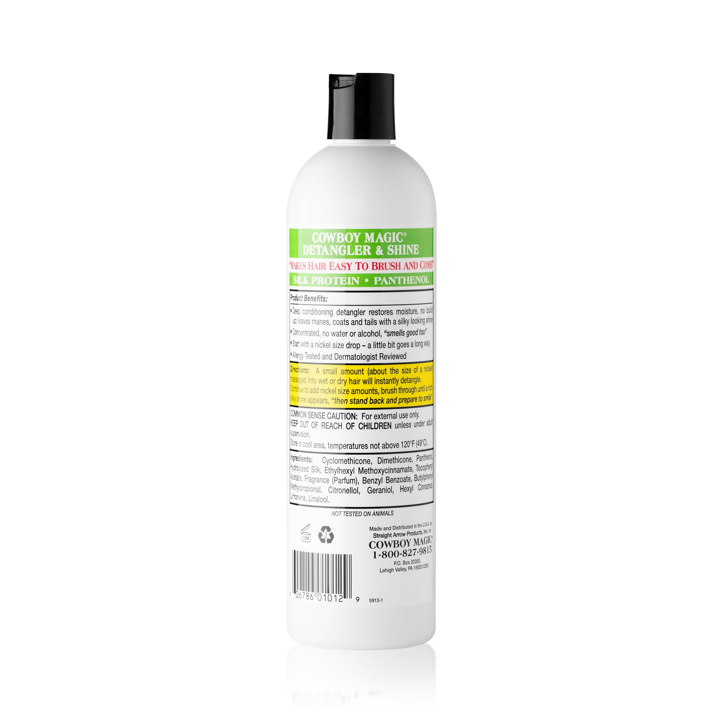 Cowboy Magic: Detangler & Shine, "Makes Hair Easy to Brush and Comb" (16 Oz)