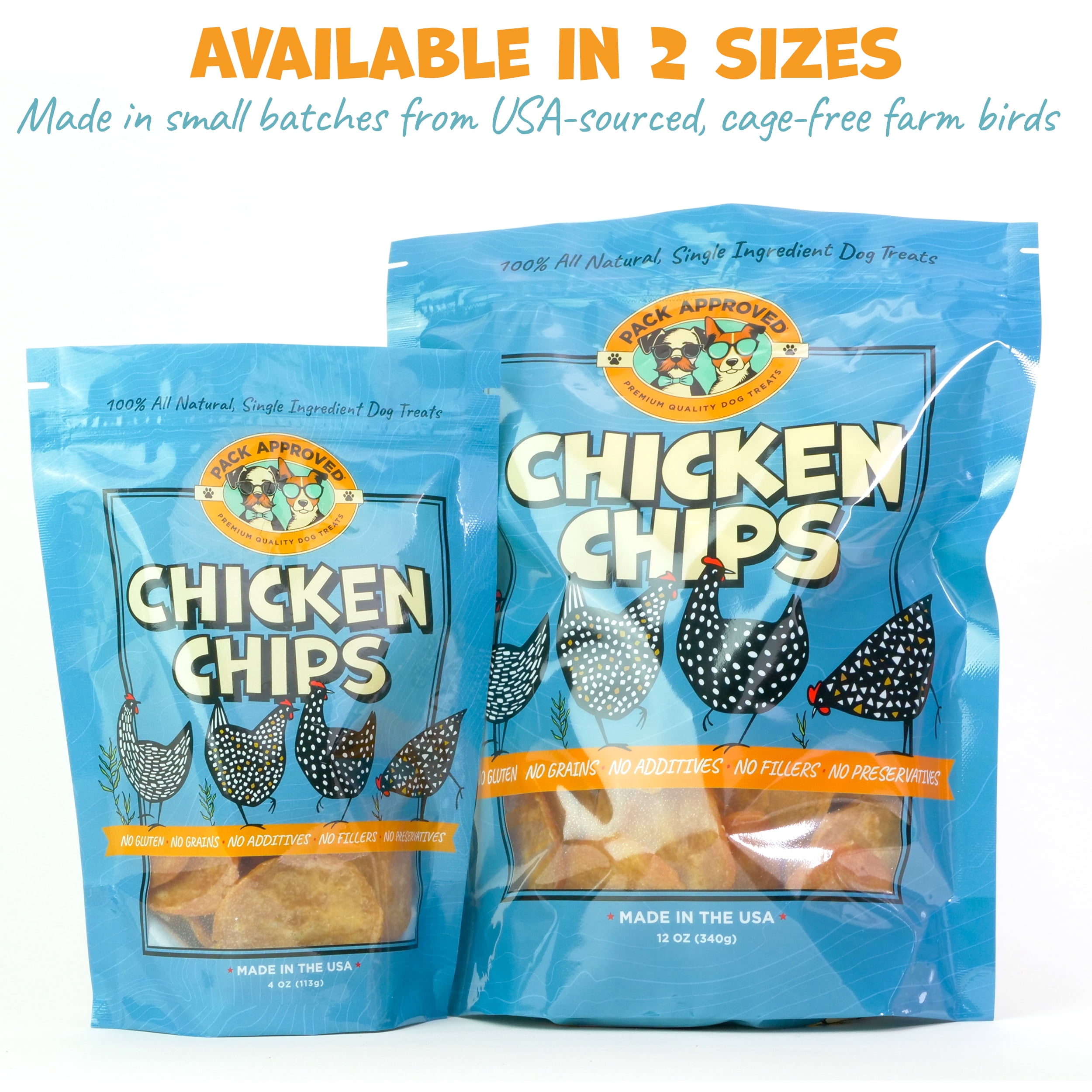 Pack Approved Chicken Training Treats for Dogs, 12 oz Bag
