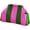 Pink-green Stripe, variant on Evening Bag Clutch Purses for Women Beach Woven Crochet Handbag Dumpling Clutch Ruched Cloud Purse colorblock bag