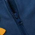 thumbnail image 4 of AMERTEER Cardigan Décontracté à Manches Longues pour Garçons Veste de Baseball Cardigan Haut, 4 of 5