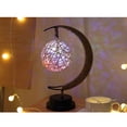 thumbnail image 2 of FFENYAN Warm Small Night Light Unique Design LED Decorative Light Star Moon Light USB Wrought Iron Night Light, 2 of 4