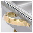 thumbnail image 3 of Stainless Steel Chafer 8 Quart - Full Size Hotel Pan - Catering Buffet Server - 201 Series with Accents - Banquet & Hotel Food Warmer, 3 of 5