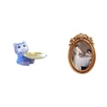 thumbnail image 1 of Bandeja con escultura moderna de gato en resina y marco de fotos ornamentado. Decoración de mesa para el hogar, la oficina, el dormitorio, ,, 1 of 8
