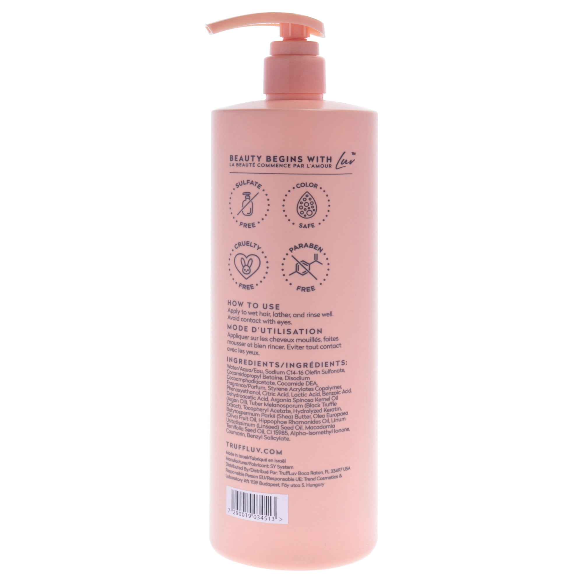 TruffLuv Argan Shampoo, Clarifying Shampoo, 33.8 oz