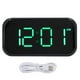 thumbnail image 2 of Reloj despertador Jadeshay digital LED USB estética elegante, 2 of 12