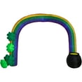 thumbnail image 2 of Northlight Lighted Inflatable St. Patrick's Day Rainbow Outdoor Decoration - 13', 2 of 5