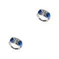 thumbnail image 4 of Minnieouse Anillo de ojo de búho retro Aleación duradera hecha y tamaño ajustable Anillo de búho de ojo Aplicación amplia Boda Azul oscuro Azul oscuro 2Conjunto, 4 of 6