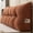 Brown, variant on Twin Wedge Headboard Pillow, Comfort Triangular Reading Backrest Pillow with Removable Cover for Sitting up Relaxing, Coffee
