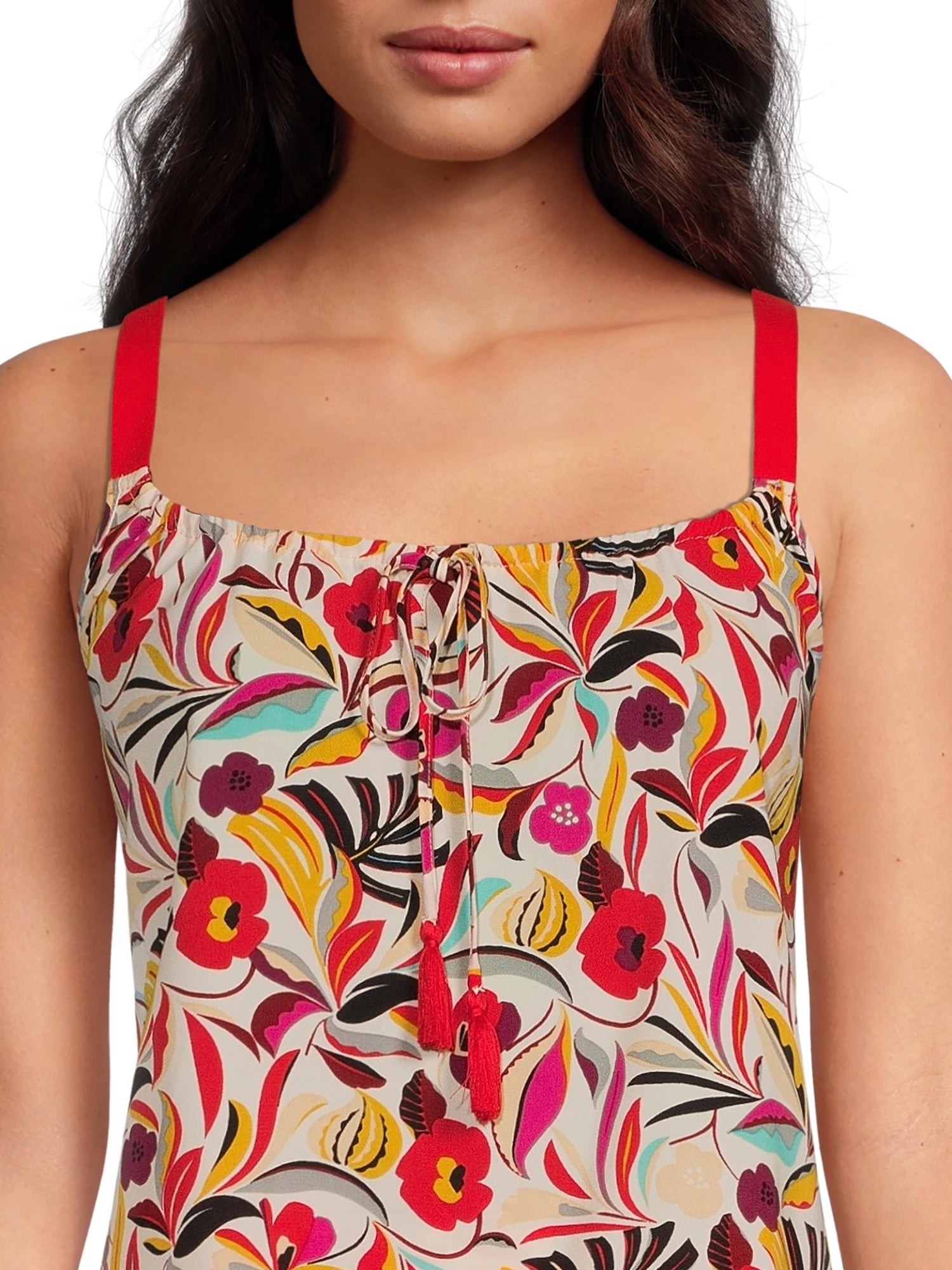 The Pioneer Woman Woven Camisole and Shorts Pajama Set, 2-Piece, Women’s
