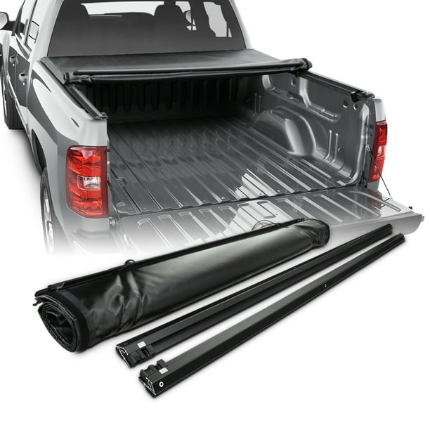 For 20072013 Chevy Silverado GMC Sierra 1500 Soft Roll Up Tonneau