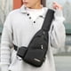 thumbnail image 4 of Bolsa de para hombre de moda Bolsa de mensaje de cuerpo cruzado causal al Nuevo Negro-Tela Oxford Hugo Bolsas de moda para hombres, 4 of 8