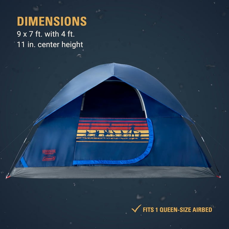 Coleman Stranger Things‚Ñ¢ 4-Person Dome Tent, Model S4U-220