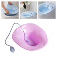 thumbnail image 5 of Aoanydony Sitz Bath Toilet Seat with Flusher for Postpartum Hemorrhoids Purple 40x37x15cm, 5 of 5