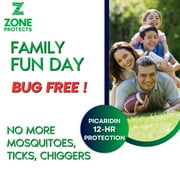 Zone Protects Picaridin Insect Repellent; Scented Wipes, 80-ct. Perfect for Faces, Ears, Necks and Children