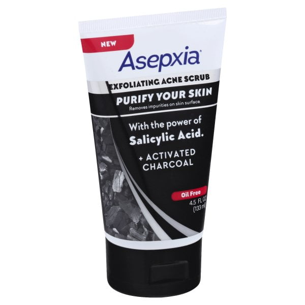 ASEPXIA with Activated Charcoal Exfoliating Acne Scrub- Acne Treatment