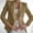 Khaki, variant on Babysbule Women's Tops, Jackets& Coat Fashion Women Buttons Long Sleeve Solid Office Coat Cardigans Suit Jacket Long Outwear