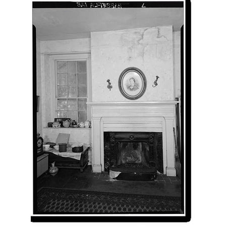 Historic Print, Augustus Poujoud House, 105-107 Saint George Street, Saint Augustine, St. Johns County, FL, 18" x 24"