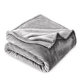 thumbnail image 1 of Bare Home Manta de Felpa de Microfibra 300 G/M², Suave y Afelpada, Tamaño King, Gris Claro, 1 of 7