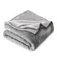 thumbnail image 1 of Bare Home Manta de Felpa de Microfibra 300 G/M², Suave y Afelpada, Tamaño Matrimonial/queen, Gris Claro, 1 of 7