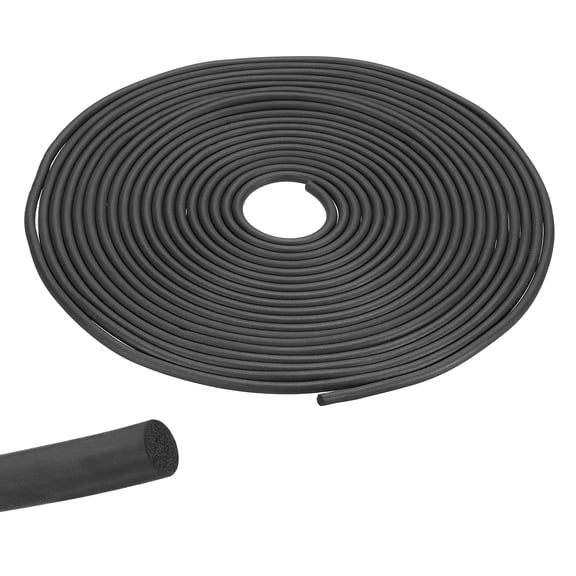 Uxcell 33 ft Backer Rod, 5/32 Inch Diameter EPDM Foam Backer Rod Caulk Saver, Weather Strip Seal for Sealing Concrete Gaps, Expansion Joints, Crack Filling, Doors, Windows, Black
