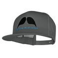 thumbnail image 2 of No Mow November Embroidered 5 Panel Mesh Trucker Snapback Cap - Charcoal OSFM, 2 of 5
