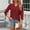 Red, variant on Women's Fashion Casual Spring And Summer New Solid Color Point Sleeve V Neck Casual Loose T Shirt Top Running Tee Shirts Women Neck Long Sleeve Tops for Women Short Sleeve T Shirt Athletic Wear for