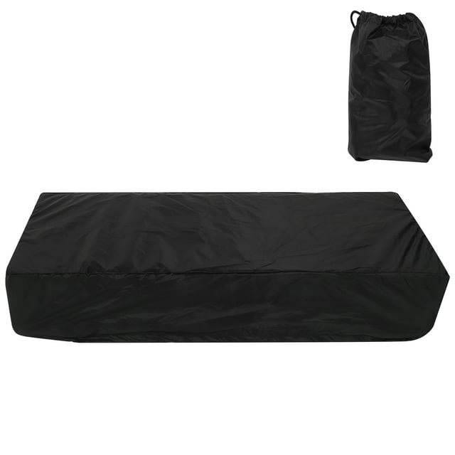 190 Silver-Coated Polyester Taffeta Piano Keyboard Cover, Strong Electronic Piano Dust Cover, For 61-Key Electronic Piano 88-Key