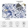 thumbnail image 4 of White Blue Spring Floral Doormat Outdoor Entrance 16"x24", Summer Botanical Hummingbird Absorb Moisture Dirt Door Mats, Non-Slip Rubber Backing Floor Mats Indoor, Low-Profile Front Door Rugs, 4 of 9