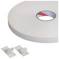thumbnail image 3 of (2 pack) Tape Logic Double-Sided Foam Squares 1/16" 1" x 3" White 324/Roll T95217, 3 of 6