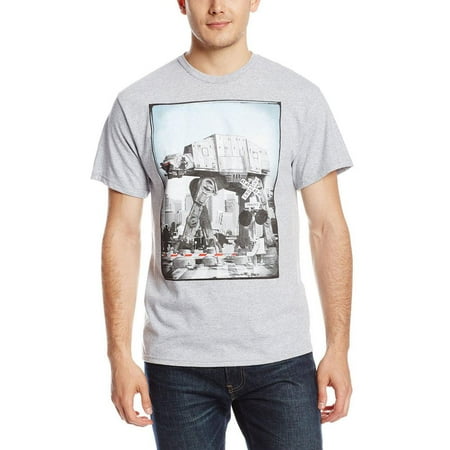 UPC 654563891027 product image for Star Wars Men s ATAT Xing T-shirt Small Heather | upcitemdb.com