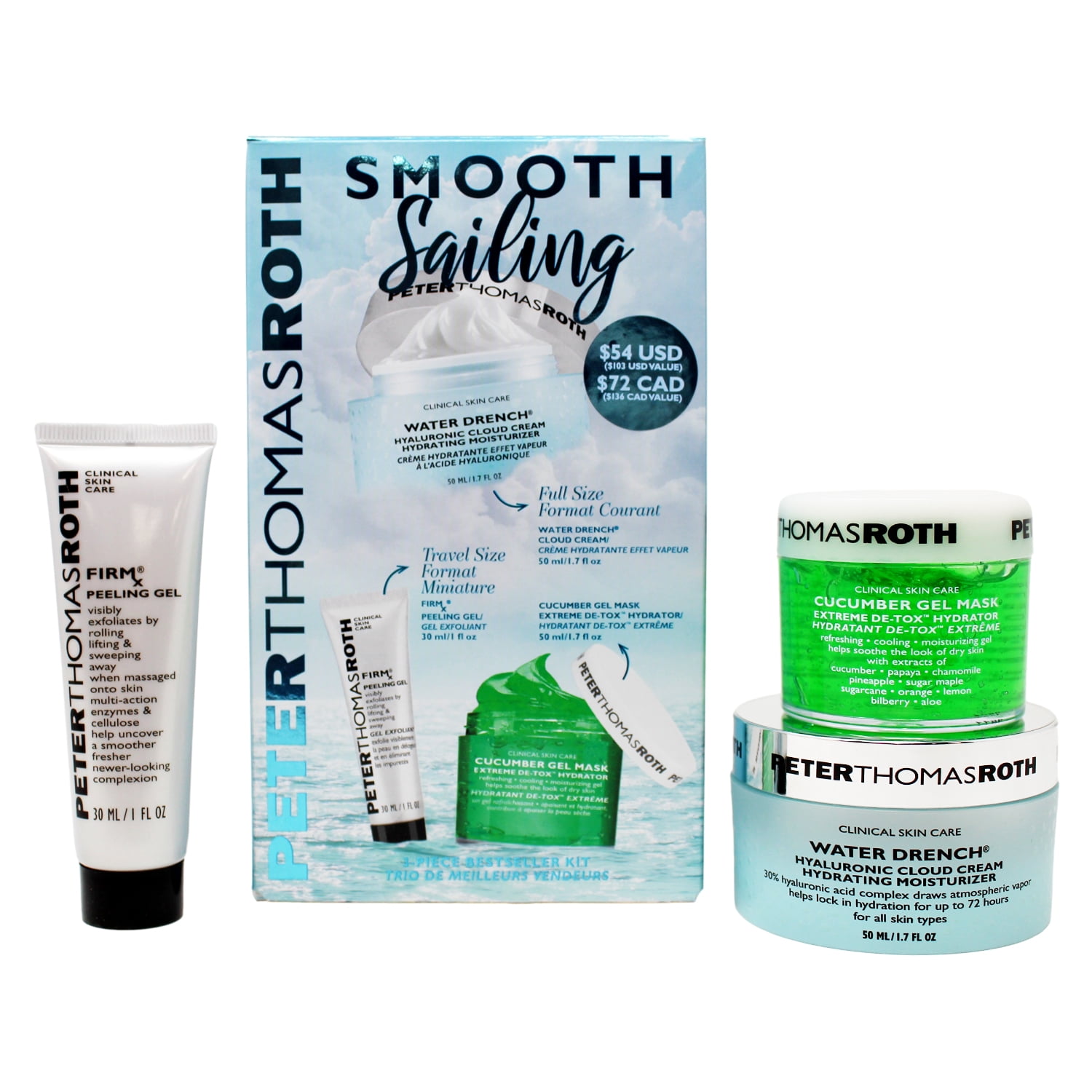 Peter Thomas Roth Smooth Sailing 3-Piece Kit ($54 Value)