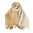 thumbnail image 1 of Bufandas de moda para mujer, cálidas, versátiles, chal, cómodas, informales, regulares, lisas, de poliéster., 1 of 4