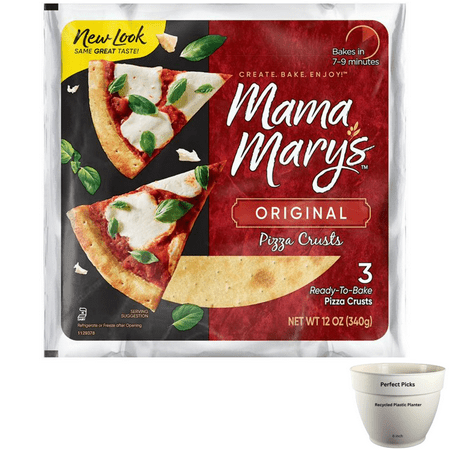 Mama Mary's Original Whole Pizza Crust, Shelf-Stable, 7 Inch, 3 Count
