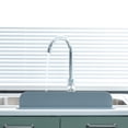 thumbnail image 2 of Raindrops 2pcs Sink Backsplash Guard Faucet Water Baffle Board Removable Sink Water Guard, 2 of 8