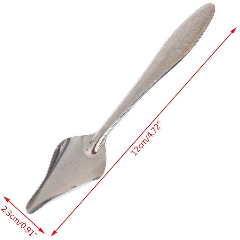 1pcs Stainless Steel Pet .Feeding Tool Water Milk Spoon For Bird Parrot Sup T8V2 