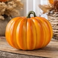 thumbnail image 7 of Halloween Pumpkin Decor, Outdoor Fall Pumpkin Decorations, Fall and Halloween Decor, Large Pumpkin Decor, Smooth Orange Resin Craft Figurine for Indoor Countertop, Backyard Porch,, 7 of 7
