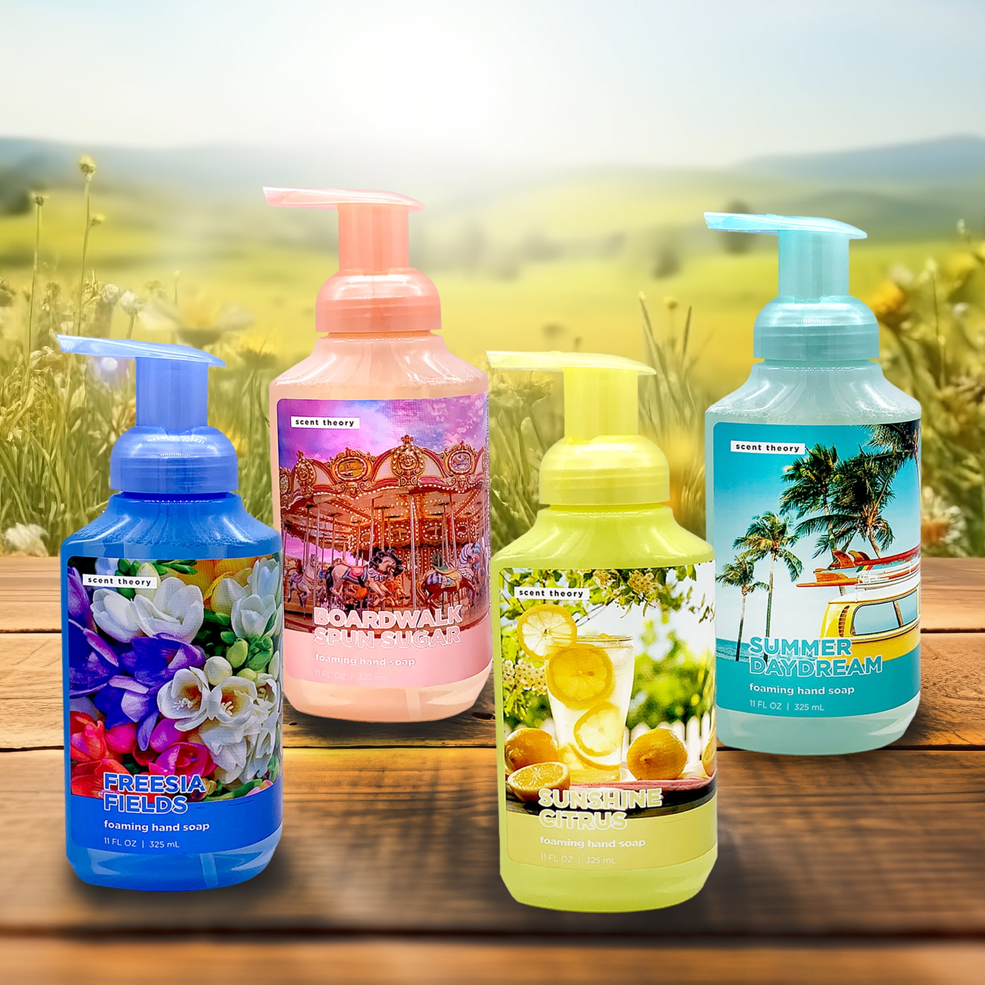 Scent Theory Foaming Hand Soap, Boardwalk Spun Sugar, 11 oz