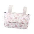 thumbnail image 4 of Bolso de bolsas de bolsas de carriola organizadora de cochecitos, bolsita de pañales portátiles, universal, cochecito, bolsa de cochecito para bebés Flor, 4 of 8
