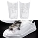 thumbnail image 1 of Cubierta de Zapatos de Corte de Cabello, Zapatos de Peluquería Reutilizables Portátiles Desmontables para Salón, 1 of 7